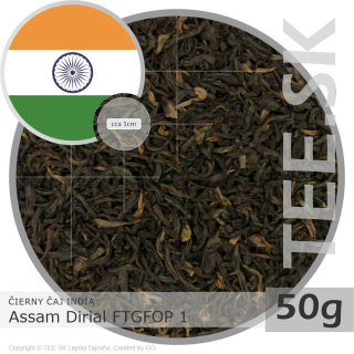 ČIERNY ČAJ INDIA – Assam Dirial FTGFOP 1 (50g)