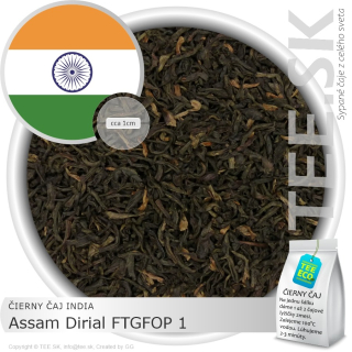 ČIERNY ČAJ INDIA – Assam Dirial FTGFOP 1 (50g)