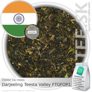 ČIERNY ČAJ INDIA – Darjeeling Teesta Valley FTGFOP 1 (50g)