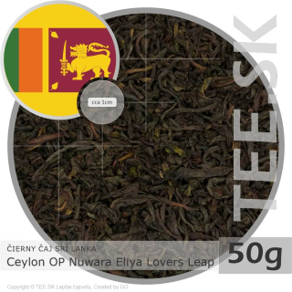ČIERNY ČAJ SRÍ LANKA – Ceylon OP Nuwara Eliya Lovers Leap (50g)
