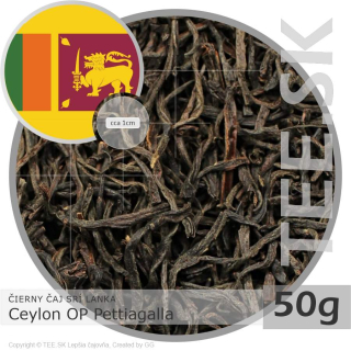 ČIERNY ČAJ SRÍ LANKA – Ceylon OP Pettiagalla (50g)