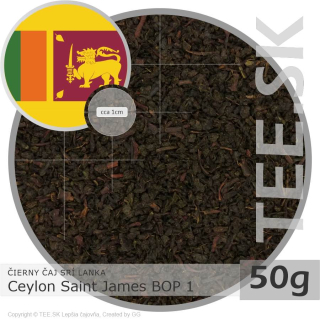 ČIERNY ČAJ SRÍ LANKA – Ceylon Saint James BOP 1 (50g)