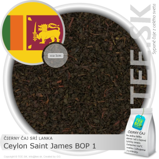 ČIERNY ČAJ SRÍ LANKA – Ceylon Saint James BOP 1 (50g)