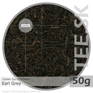 ČIERNY ČAJ OCHUTENÝ Earl Grey (50g)