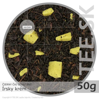 ČIERNY ČAJ OCHUTENÝ Irish Cream – Írsky krém (50g)