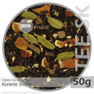ČIERNY ČAJ OCHUTENÝ Korenie života (50g)