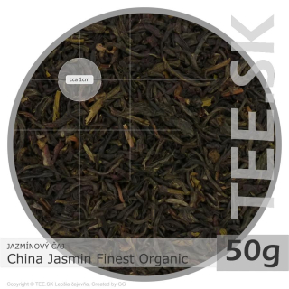 JAZMÍNOVÝ ČAJ China Jasmin Finest Black Organic (50g)