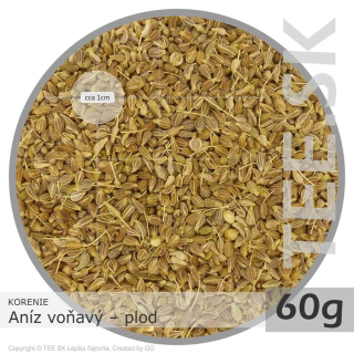 KORENIE Aníz voňavý (Bedrovník anízový) – plod (60g)