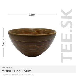 Fung miska 150ml – keramika