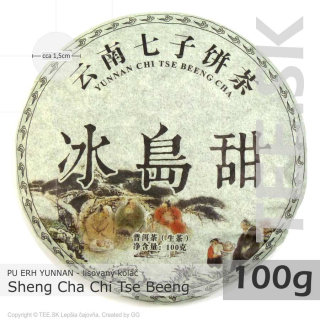 PU ERH Yunnan Scheng Cha Chi Tse Beeng (100g) – lisovaný koláč