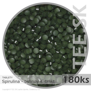 TABLETY Spirulina – bylinný extrakt (180 tabliet)