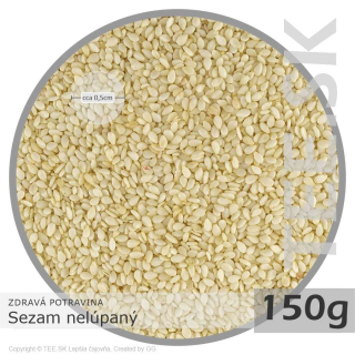 ZDRAVÉ POTRAVINY Sezam nelúpaný (150g)