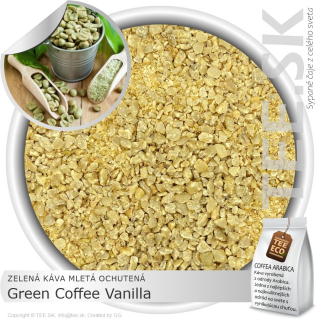 ZELENÁ KÁVA OCHUTENÁ Green Coffee Vanilla – mletá (100g)