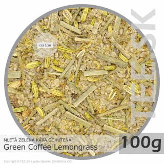 ZELENÁ KÁVA OCHUTENÁ Green Coffee Lemongrass – mletá (100g)