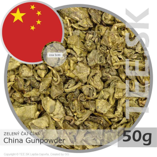 ZELENÝ ČAJ ČÍNA – China Gunpowder (50g)