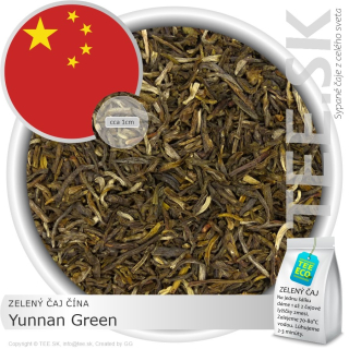 ZELENÝ ČAJ ČÍNA – Yunnan Green (50g)