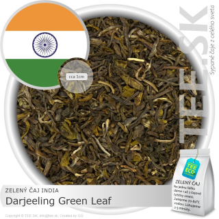 ZELENÝ ČAJ INDIA – Darjeeling Green Leaf (50g)