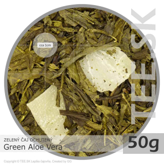 ZELENÝ ČAJ OCHUTENÝ Green Aloe Vera (50g)