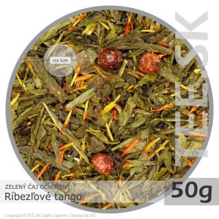 ZELENÝ ČAJ OCHUTENÝ Ríbezľové tango (50g)