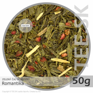 ZELENÝ ČAJ OCHUTENÝ Romantika (50g)