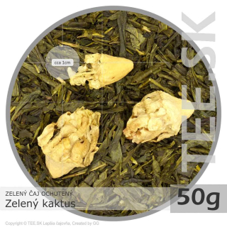 ZELENÝ ČAJ OCHUTENÝ Zelený Kaktus (50g)