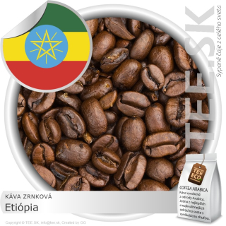 ZRNKOVÁ KÁVA ČISTÁ Etiópia – (100g)
