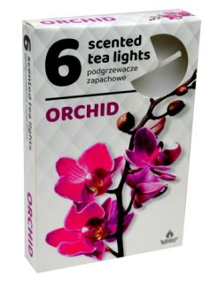 ČAJOVÉ SVIEČKY Orchidea (Orchid) – 6ks